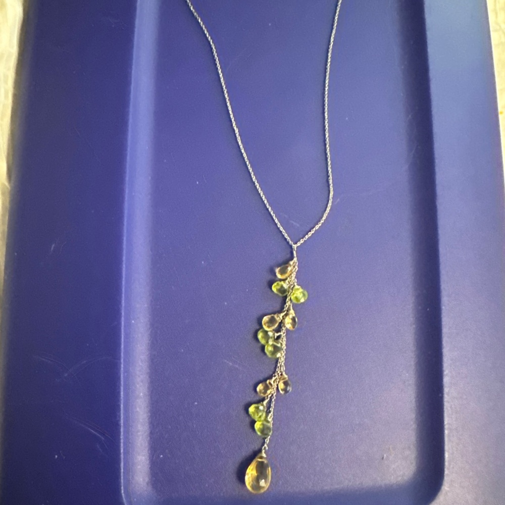 925 silver y necklace